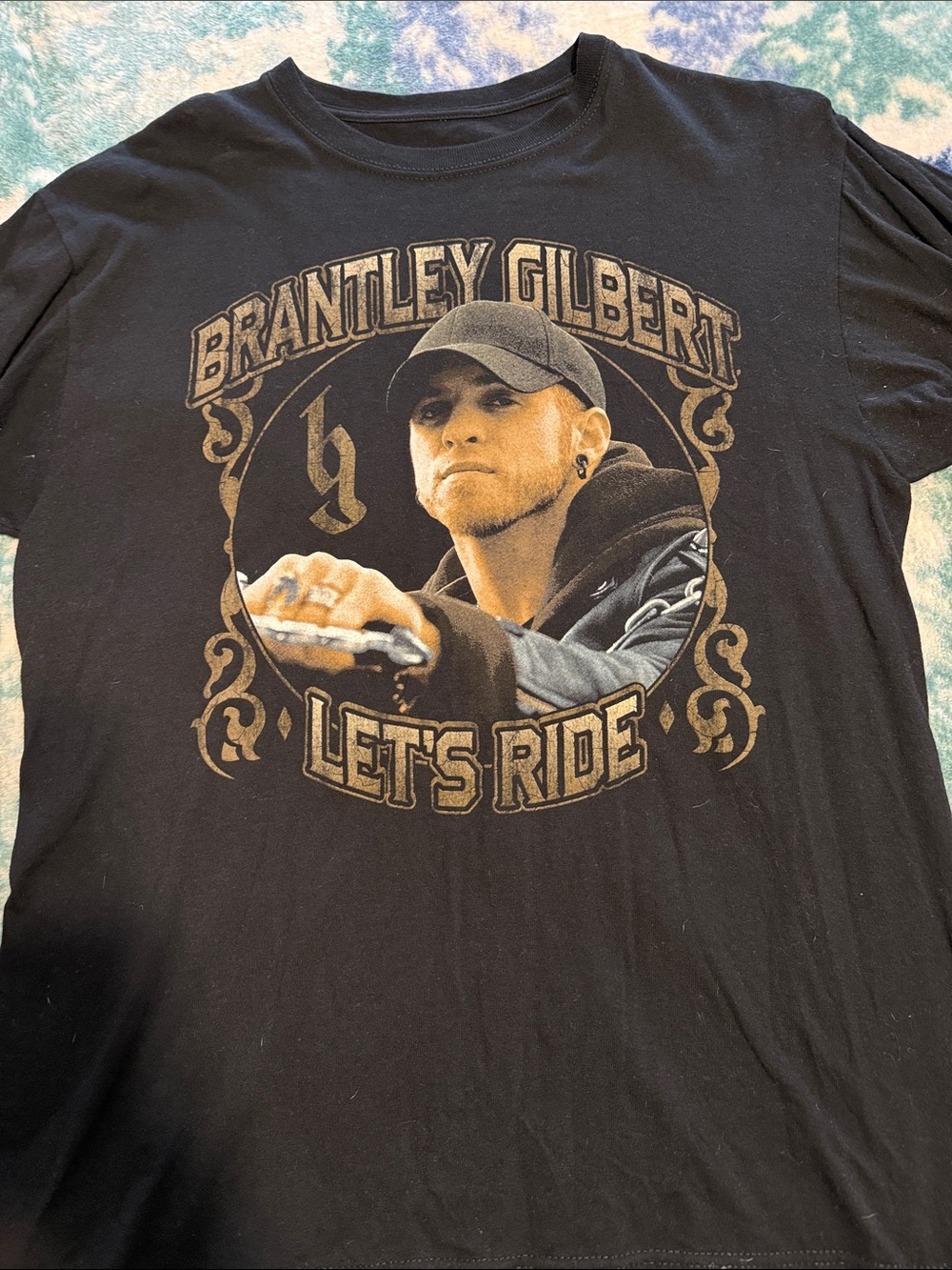 "Let's Ride" Black Graphic Tee